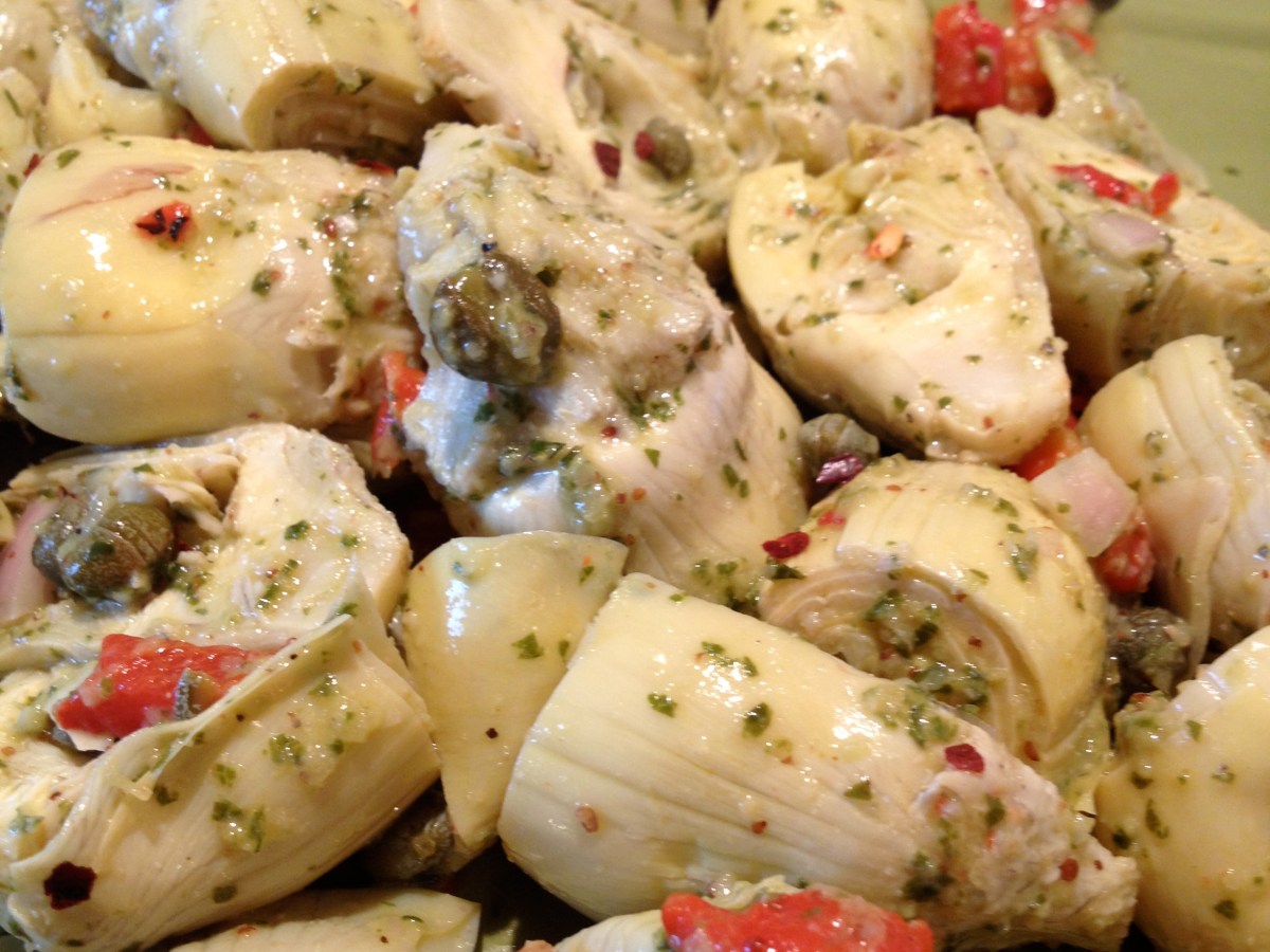 Basil Vinaigrette Roasted&nbsp;Artichokes