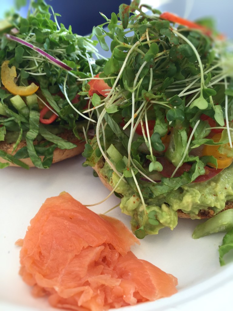 Green Goddess with Salmon