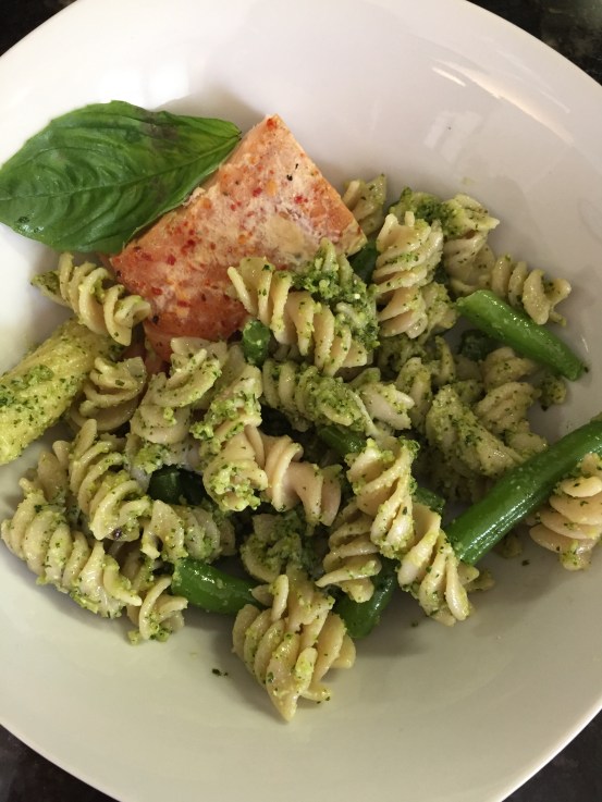 Pesto noodles