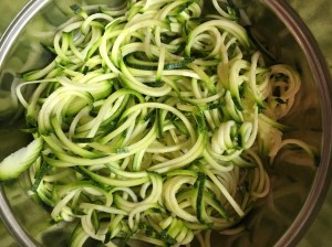 raw zoodles