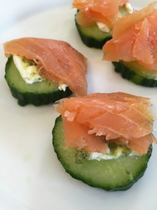 Salmon on Cucumber 2