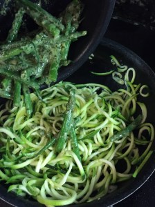zoodles adding beans
