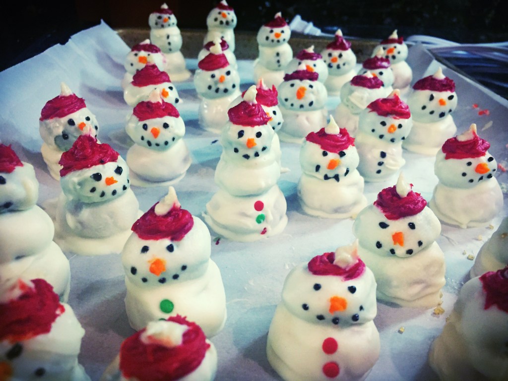 White Chocolate Truffle&nbsp;Snowmen