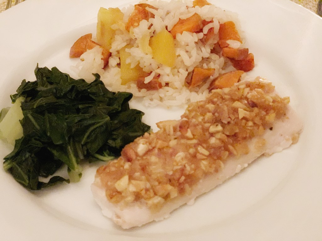 Cashew Ginger Crusted Mahi&nbsp;Mahi