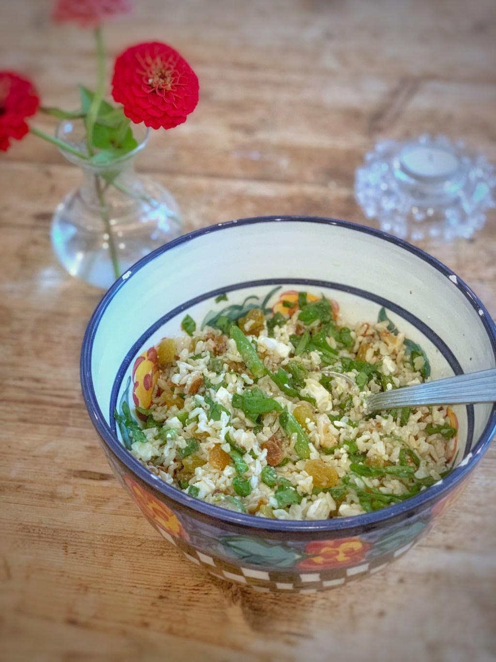 Golden Brown Rice with&nbsp;Greens